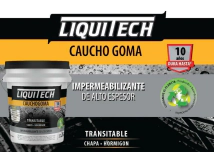 CAUCHOGOMA 4 KG NEGRO IMPERMEABILIZANTE LIQUITECH *7%
