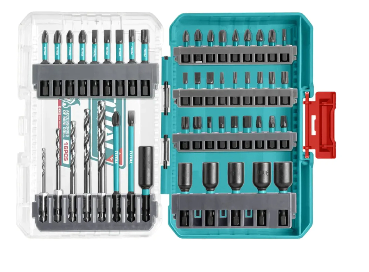 SET DE ACCESORIOS PARA ATORNILLADOR 49 Pcs IMPACTO  TACSDL24906