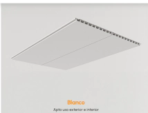CIELORASO PVC BLANCO 8 mm x 5mt x 25cm CAJA CERRADA (TRAE 10 TABLA CUBRE 12,5 M2 )