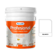PINTURA PROFESIONAL LATEX BLANCO MATE TERSUAVE 10 Lt INTERIOR  *7 %