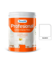 PINTURA PROFESIONAL LATEX BLANCO MATE TERSUAVE 1 Lt INTERIOR  *7 %