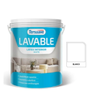 PINTURA LATEX LAVABLE BLANCO TERSUAVE 10 Lt INTERIOR  *7 % ***TERSUAVE***