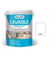 PINTURA LATEX LAVABLE BLANCO TERSUAVE 10 Lt INTERIOR  *7 % ***TERSUAVE***