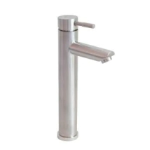 MONOCOMANDO LAVATORIO FLOWATER ALTO STEEL 30CM TIPO BUZIO