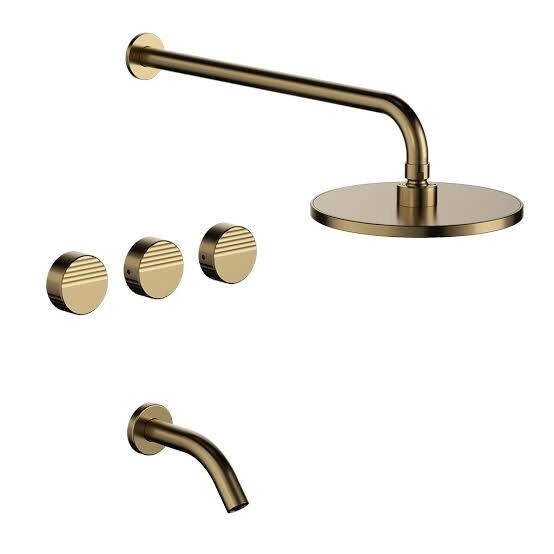 GRIFERIA DUCHA FV GRIP DORADO CON TRANSFERENCIA 0103L8 CIERRE CERAMICO