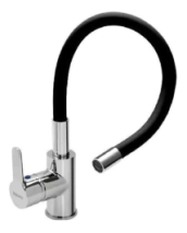 MONOCOMANDO COCINA MESADA PEIRANO COLORS NEGRO FLEXIBLE 20172