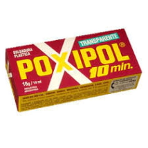 POXIPOL 10MIN TRANSP 16G/14ML CAJA ROJA