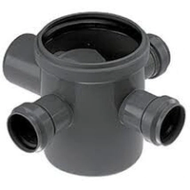 PILETA PATIO DESAGUE AWADUC NEGRO 3 ENTRADAS ORING S/MAR