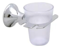 PORTA CEPILLO DELTA LIMAY CROMO