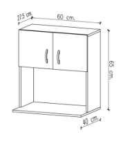 PORTA MICROONDAS AMUBE 60X65 TRENTO MELA