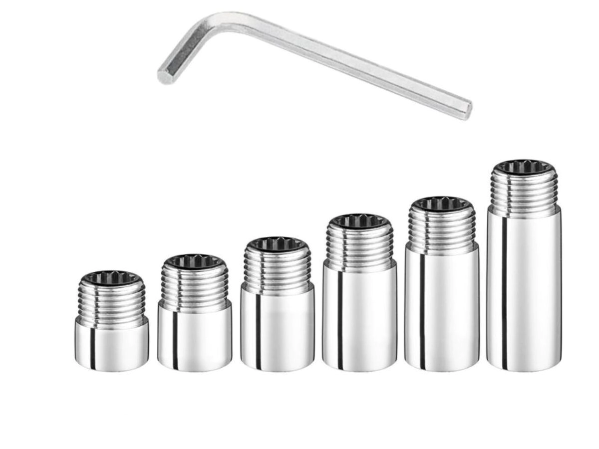 PROLONGACION .CANILLA  1/2X1 TRAFIL.CROMO 2.5CM