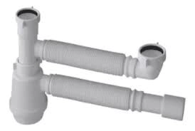 SIFON DOBLE PVC BONOMINI/MONARC ARTICULABLE