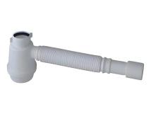 SIFON SIMPLE PVC BONOMINI BLANCO ARTICULABLE