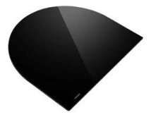 TABLA PICAR CURVE VIDRIO NEGRA