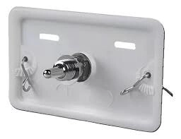 TAPA PARA DEPOSITO IDEAL BOTON BRONCE CON TUERCA