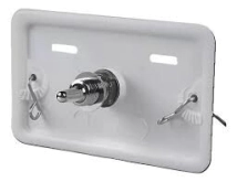 TAPA PARA DEPOSITO IDEAL BOTON BRONCE CON TUERCA