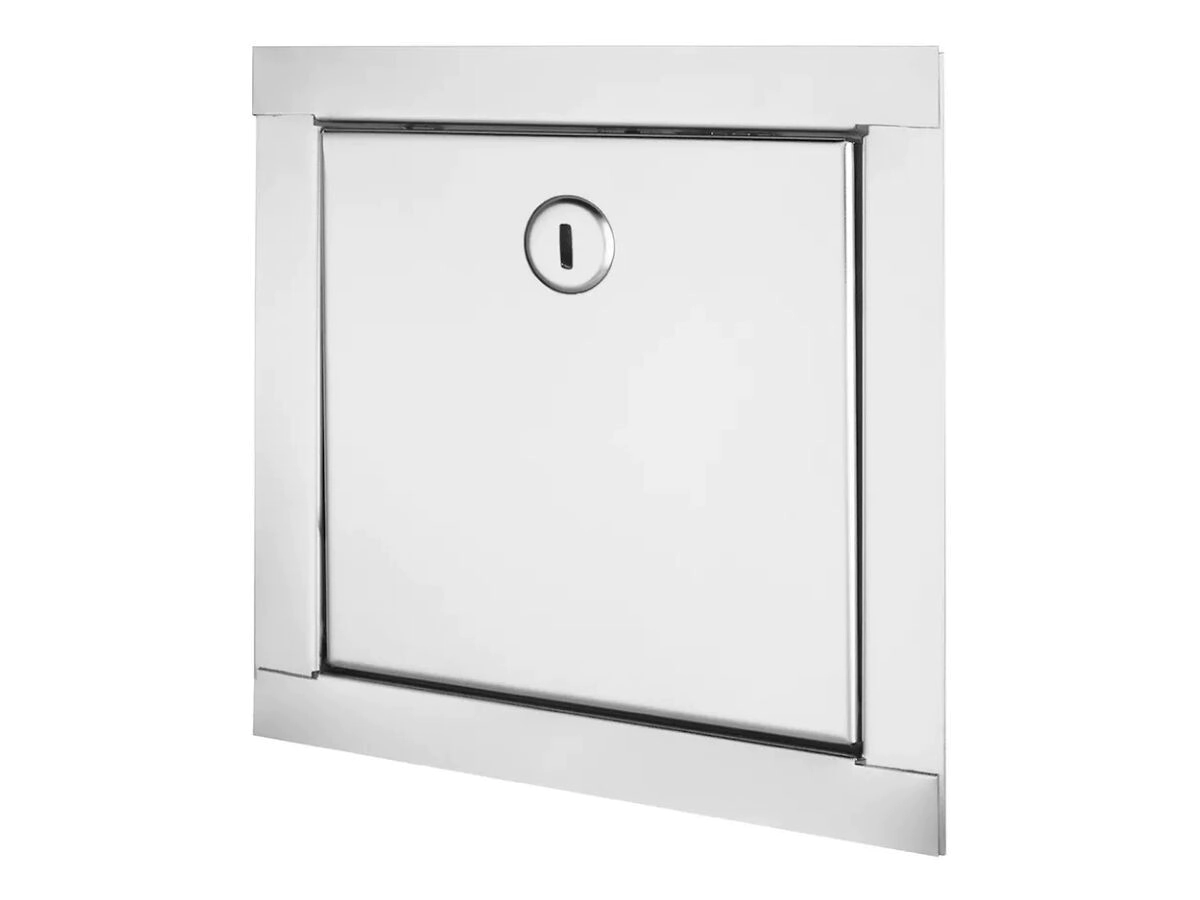 TAPA PARA LLAVE PASO 20X25 INOX RAO/DELTA