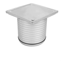 TAPA PISO 12X12 ACANALADO C/MARCO AWADUC