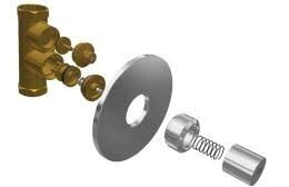 VALVU DESC PIAZZA COMPLETA INODORO NUEVA REDONDA *10%