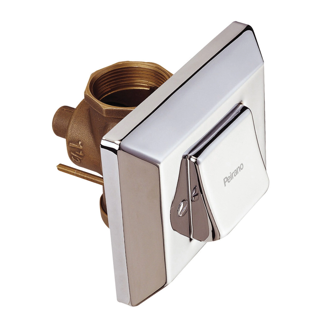 VALVULA DESCARGA PEIRANO CON TECLA TECNO CROMO 02010 COMPLETA