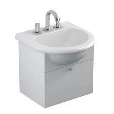 VANITORY LAQUEADO 50 AVIGNON, COLGAR FERRUM SIN BACHA ORIGINAL BLANCO