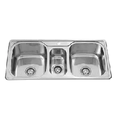 BACHA COCINA TRIPLE INOXIDABLE STARKEN 94X40X20 *15%