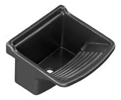 PILETA LAVADERO PVC GRANDE NEGRA WATERPLAS  35L50X60