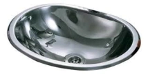 BACHA BA&Ntilde;O INOXIDABLE OVAL 33X24 JOHNSON 330L