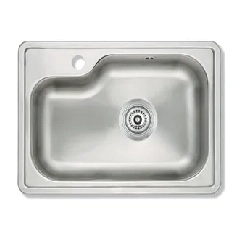 BACHA COCINA.1 54X36X21 MATE 1PERFORACION  801E*15%