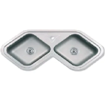 BACHA COCINA.ESQUIN ARRI 62X62X17 MIPIL *15