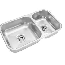 BACHA COCINA 2 JOHNSON RR37  64X34X14