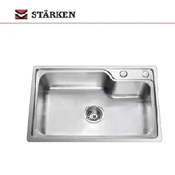 BACHA COCINA.1 INOX STARKE66X43X22MATE OFER