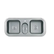 BACHA COCINA.3 INOX MIPILE 98X43X20 RECTA