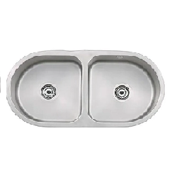 BACHA COCINA.2 INOX SEMICIR MIPIL 79X37 *15%