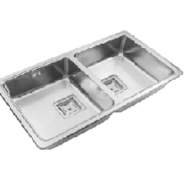 BACHA COCINA 2 Q76A JOHNSON ARRIBA CUADRADA