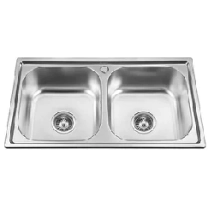 BACHA COCINA.2 INOX STARKE 76X41X20MAT *15%