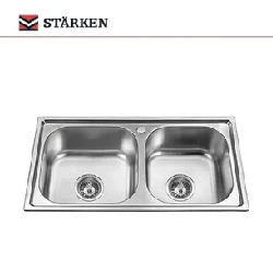 BACHA COCINA.2 INOX STARKE MATE 70X36X19