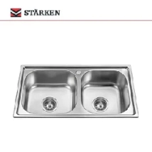 BACHA COCINA.2 INOX STARKE MATE 70X36X19