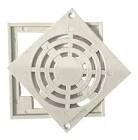 REJA PVC PISO 10X10 PVC AMANCO  45020