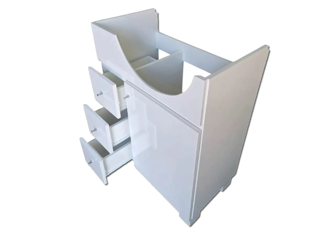 VANITORY LAQUEADO 65 AVIG NOVA 1P3C.VIDRIO S/BACHa