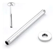 BRAZO LLUV BR RECTO 30 CM DELTA CROMO