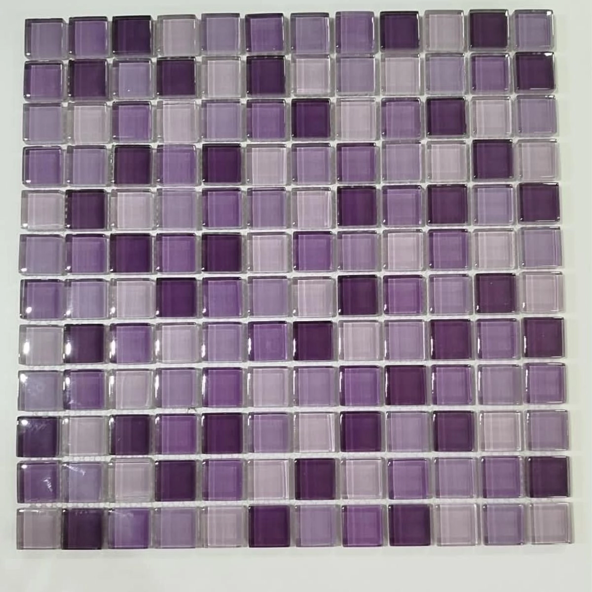 MALLA VIDRIO30X30 VIOLETAS *10