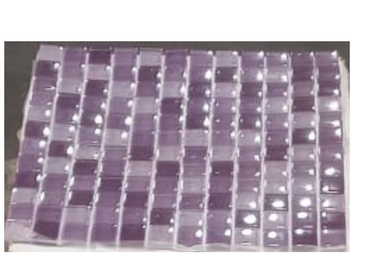 MALLA VIDRIO30X30 VIOLETAS *10