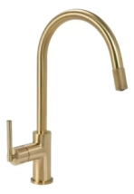 MONOCOMANDO MESADA COCINA PEIRANO FABRIC ORO gold pico U -20-100,G