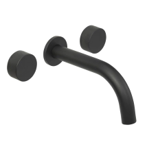 GRIFERIA  LAVATORIO  PEIRANO PARED. FABRIC NEGRO BLACK CC 62100N