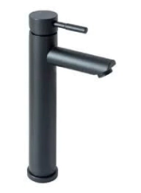 MONOCOMANDOI LAVATORIO FLOWATER ALTO NEGRO TOWER T/BUZIO PICO RECTO  *5%