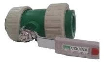 LLAVE 20 ESFERICA SALADILLO  ESFERA METAL+UNION MOVIL C/indicador en manija 20720