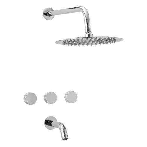 GRIFERIA DUCHA PEIRANO CC FABRIC C/TRANS CROMO 80100C