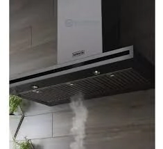 CAMPANA COCINA  BARBACOA 90CM B90D NEGO TOUCH 3V+LED 190W 800m3  t.puelo