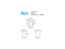 BIDET ROCA MONACO DISCAPACITADO  BLANCO 3A